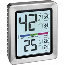 TFA Dostmann EXACTO Thermo-/Hygrometer Silber 30.5047.54.K