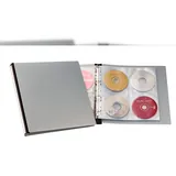 Durable CD / DVD Album 96 schwarz / silber
