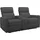 Home Affaire 2-Sitzer HOME AFFAIRE "Daoulas, 2er-Kinosofa, TV-Sessel, Multimedia-Sofa", grau (anthrazit), B:167cm H:102cm T:95cm, Webstoff (95% Polyester 5%Nylon), Sofas, Kinosofa mit Relaxfunktion, Getränkehalter und Stauraum