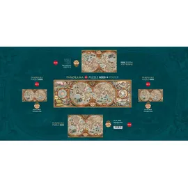 Heye Hemisphere Map Puzzle