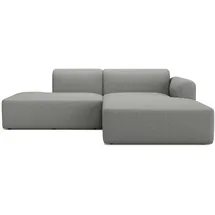 tenksom Ecksofa TENKSOM "Rund, Relax-Ecke, Big-Sofa, Endless Seating", grau (mitelgrau), B:247cm H:71cm T:188cm, Sofas, Ecksofa, Bezüge wechselbar, Kaltschaum im Sitz, Nordic Swan Ecolabel