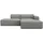 tenksom Ecksofa TENKSOM "Rund, Relax-Ecke, Big-Sofa, Endless Seating", grau (mitelgrau), B:247cm H:71cm T:188cm, Sofas, Ecksofa, Bezüge wechselbar, Kaltschaum im Sitz, Nordic Swan Ecolabel