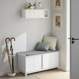 SoBuy FSR86 114 x 53 x 40 cm weiß / weiß