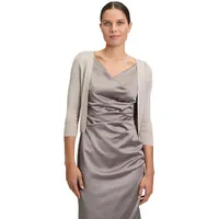 Vera Mont Damen 0225/4818 trickjacke ilver/ Beige S
