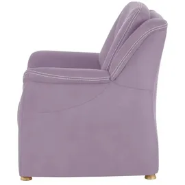 meinSofa Sessel Wilma Mikrofaser 90 x 100 x 97 cm Lila/Violett