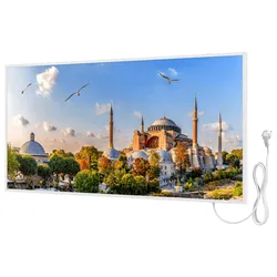 Bringer® Bild Infrarotheizung mit Rahmen - Istanbul, Türkei - 800 / mit Smart Thermostat und App