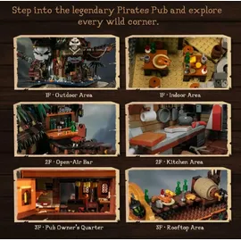 pantasy Original Bauset The Pirates Pub 44 cm 2858-tlg.