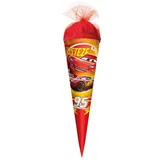 ROTH Schultüte Disney Cars 22 cm - rund, Tüllverschluss - Zuckertüte Disney Pixar Cars Schulanfang