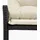 vidaXL Gartensofa in L-Form mit Tisch und Kissen Schwarz Poly Rattan