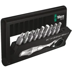 Wera Bit-Check 10 Zyklop Mini 1 Bit Sortiment mit Ratsche 05073645001