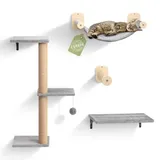 WOOWOOD KATZENHÄNGEMATTE SET (8-teilig)