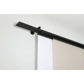 GARDINIA Beschwerungsgewicht GARDINIA "Unterprofil zum Klipsen" Gr. 1, schwarz (schwarz, matt), L:60cm, Aluminium, Beschwerungsgewichte, Serie Flächenvorhang-Technik Atlanta 3-läufig