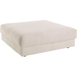 Home Affaire Sofa-Mittelelement HOME AFFAIRE "Bloomfield Mega Hocker in 2 Größen", beige, B:128cm H:43cm T:133cm, 92% Polyester 8% Nylon, Polsterelemente, Sofa-Element, passende Erweiterung zur Serie "Bloomfield", als Mittelelement passend