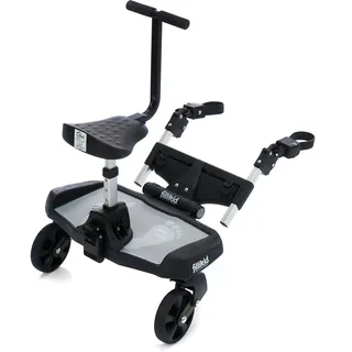 fillikid Filliboard Wide Set Kiddie Board mit Sitz schwarz-grau