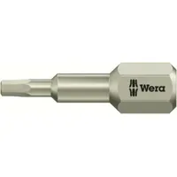 WERA 3840/1 TS 6KT-Bits, Edelstahl, Schlüsselweite (zöllig) 3/32", Länge
