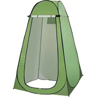 Pop Up Sichtschutz Duschzelt, Tragbares Camping Duschzelt, Camping Toilette Umkleidekabine Sonnenschutz mit Fenster für Camping und Strand, Tragbares Pop Up Umkleidezelt mit Tragetasche (Grün)