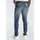 delmao Stretch-Jeans ""Reed"", Herren, Gr. 38, Länge 32, blau (blau used), Obermaterial: 82% Baumwolle, 16% Polyester, 2% Elasthan, Basic, normal lang, Jeans, gerader Beinschnitt, Used-Look-Waschung, niedrige Leibhöhe