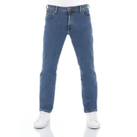 Wrangler Herren-Jeans Texas Slim in Stonewash-W44 / L34 Blau 44 x 34