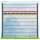 zaun|zu® Sichtschutzstreifen 1 Set 1,2 x 25 cm Rot/Weiß/Blau/Gelb Kunststoff