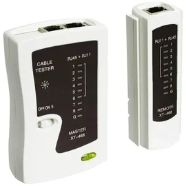 goobay 68856 Netzwerkkabel-Tester Weiß