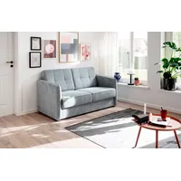 Schlafsofa INOSIGN "Milano" Sofas Gr. B/H/T: 147 cm x 89 cm x 87 cm, Struktur, 2-Sitzer mit zwei einzeln ausziehbaren Liegefunktionen, grün (mint) Einzelsofas zwei einzeln ausziehbare Liegefunktionen