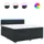 vidaXL Boxspringbett 180 x 200 cm Schwarz