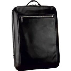 LEONHARD HEYDEN Montreal Business-Rucksack Leder 44 cm Laptopfach schwarz