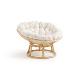 Am.pm Papasan-sessel Aranias, Rattan Natur 