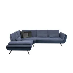 Ecksofa   Luca , blau , Maße (cm): B: 314 H: 88 T: 244