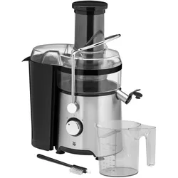 WMF Entsafter "Kult X, elektrische Obst Gemüse Saftpresse aus Edelstahl, 500W", silber (cromargan), B:31cm H:41cm T:21cm, Entsafter, Slow Juicer für große Fruchtstücke, 2 Geschwindigkeitsstufen
