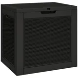 vidaXL Gartenbox Gartenbox Schwarz 55,5x43x53 cm Polypropylen schwarz