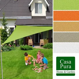casa pura Wasserabweisendes Sonnensegel dreieckig 300 x 300 x 300 cm Hellgrün