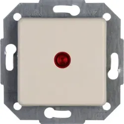 Kopp 614601077 EUROPA - Kontrollschalter, Farbe: cremeweiß