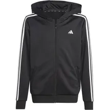 Adidas Kinder Kapuzensweat Train Essentials, BLACK/WHITE, 176