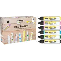 Kreul Candle Pen Bee Happy 6er Set
