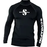 Scubapro T-FLEX Herren langarm Rash Guard (Black) UPF-50