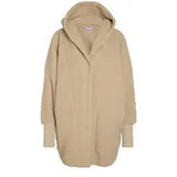 Noisy May NMCOZY L/S LONG SHACKET W HOOD JRS NOOS Beige S