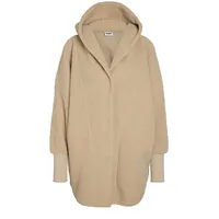 Noisy May NMCOZY L/S LONG SHACKET W HOOD JRS NOOS Beige S