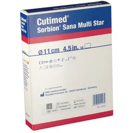 Cutimed Sorbion Sana Multistar Wundauflage drm.11 cm