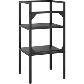 vidaXL Badezimmer Waschtischgestell 40 x 83 x 38 cm Schwarz