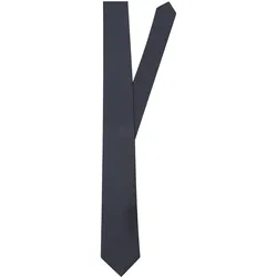 Krawatte SEIDENSTICKER "Schwarze Rose", Herren, Gr. One Size, blau (dunkelblau), Seide, unifarben, Krawatten, Breit (7cm) Uni