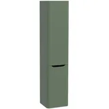 Vitra Integra Round Hochschrank 40 x 37 x 180 cm Moosgrün Glas/Metall/MDF