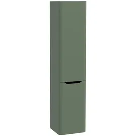 Vitra Integra Round Hochschrank 40 x 37 x 180 cm Moosgrün Glas/Metall/MDF