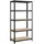 Songmics Lagerregal 50 cm x 100 cm x 200 cm Schwarz