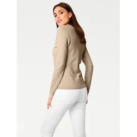 Heine V-Pullover Beige 38
