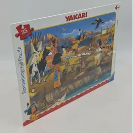 Ravensburger 05698 Kinderpuzzle Rahmenpuzzle Mit Freunden im Freien spielen - Yakari - 35 Teile