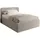 home collective Polsterbett 120 x 200 cm Silber