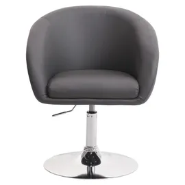 Mendler Esszimmerstuhl HWC-F19 Kunstleder grau