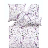 ESTELLA Atelier Mako-Satin Bettwäsche Sybille Farbe Lilac Größe 135x200 + 80x80 + 40x80