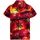 King Kameha Hawaiihemd Surf Kids Funky Hawaii-Hemd Kinder Kurzarm Front-Tasche Unisex rot 2 Jahre